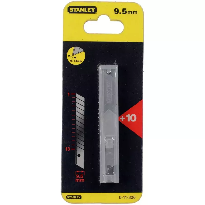 Lâminas de corte 9mm Stanley 0-11-300