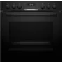 Conjunto de eletrodomésticos de cozinha Bosch HEB517BB4 + NVS645CB6E placa de indução com zonas elétrica