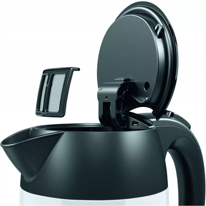 Chaleira elétrica Bosch TWK3P421 1,7 L 2400 W preta, branca