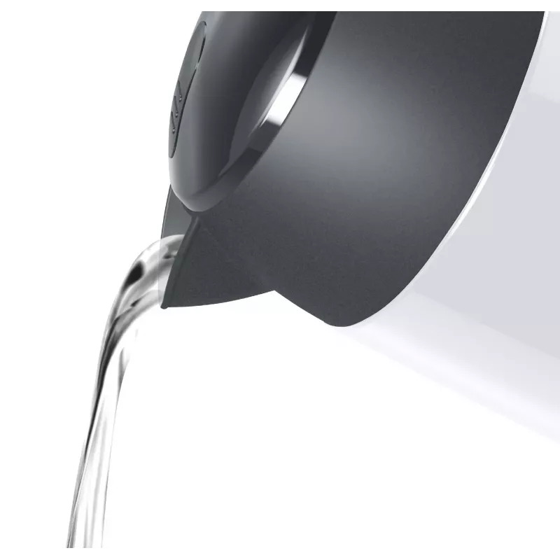 Chaleira elétrica Bosch TWK3P421 1,7 L 2400 W preta, branca