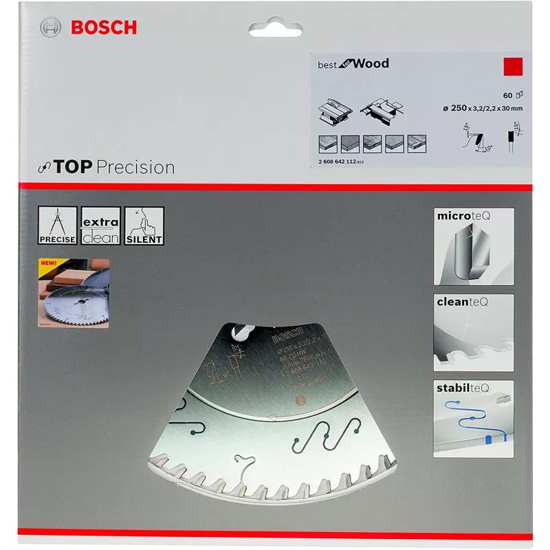Disco de serra Bosch 2 608 642 112 25 cm 1 unid.
