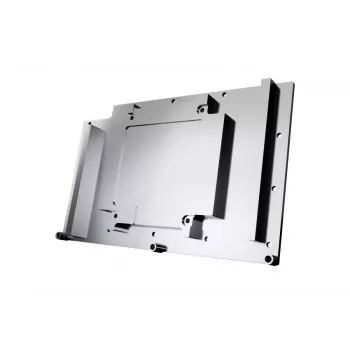 Backplate Alphacool 10248 alumínio cromado cobre preto 124 mm