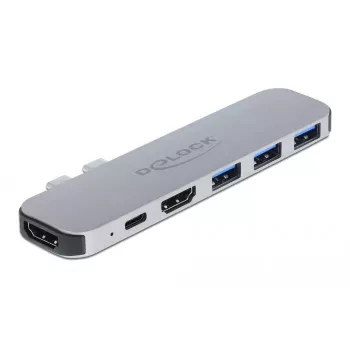 Docking station DeLOCK para MacBook Dual HDMI 4K PD Hub