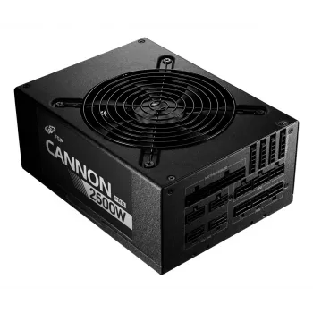 Fonte de alimentação FSP CANNON PRO 2500W ATX ATX3.1 preto, 2500 W, 200 - 240 V, 50/60 Hz, 15 - 12 A, Active, 125 W