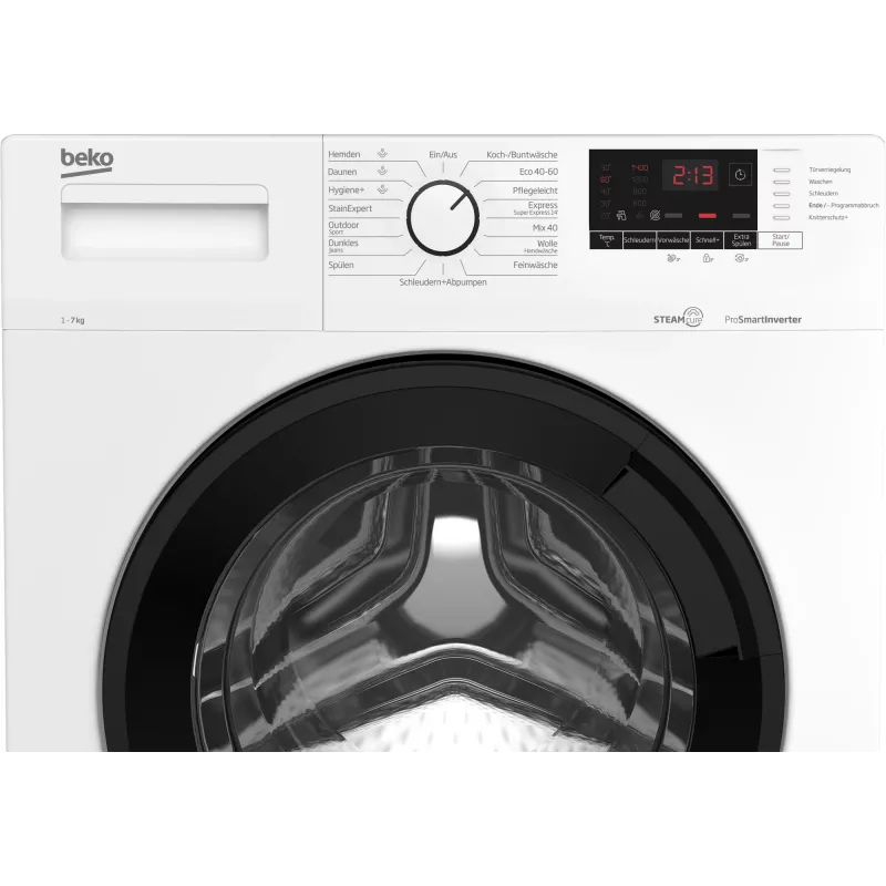 Máquina de lavar roupa Beko WML71432NPA de carregamento frontal 7 kg 1400 rpm branco