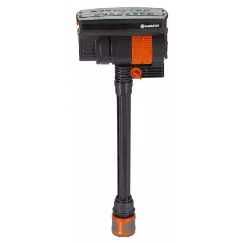 Aspersor retangular Gardena Pipeline, preto/laranja (08251-20)