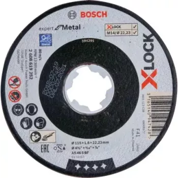 Acessório para rebarbadora Bosch 2 608 619 252 disco de corte