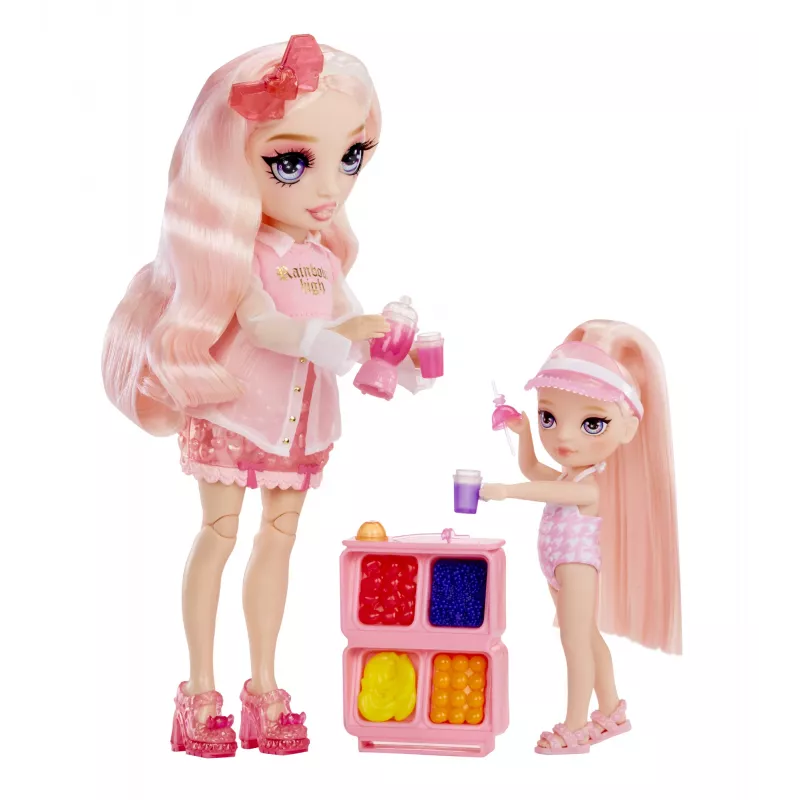 Rainbow High Little Pool Day with Blush 522249-EUC conjunto de brincar com figura de brinquedo, a partir dos 6 anos