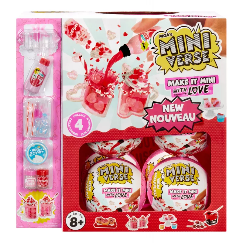 Miniverse Make It Mini Love em PDQ, 8 anos, multicolor, plástico