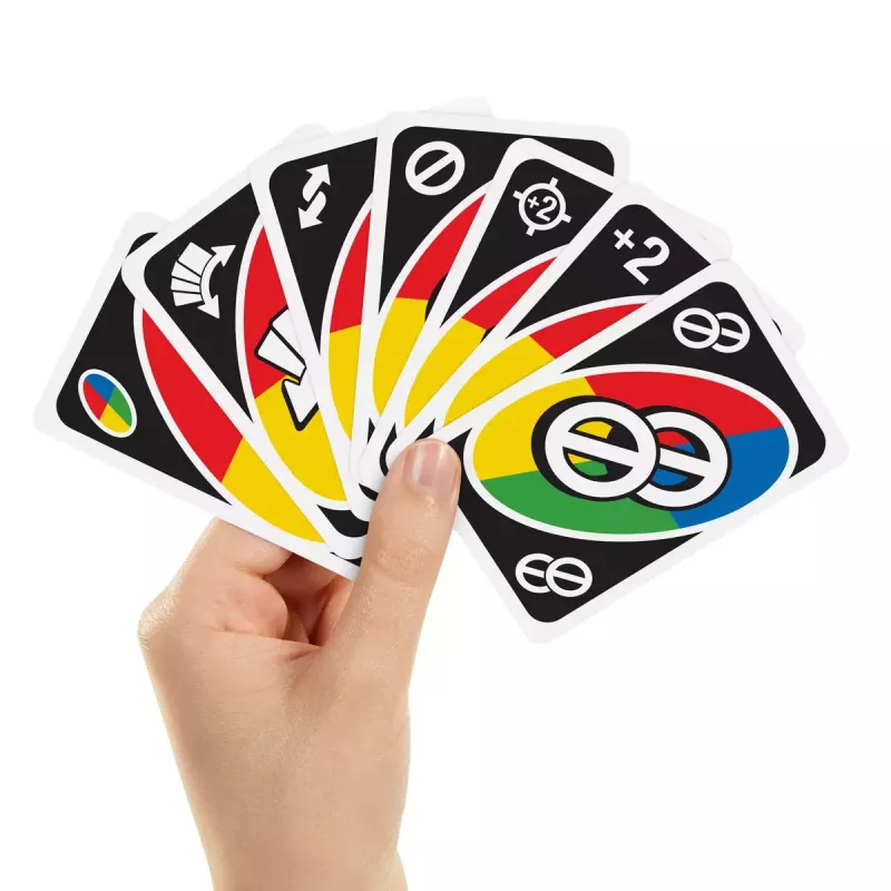 Jogo de cartas MATTEL Games UNO All Wild — jogo de cartas para a família, idade recomendada 7+