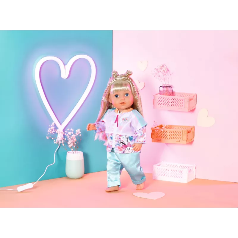 Conjunto de roupa para boneca Zapf Creation BABY born Casual Outfit Aqua 3 anos