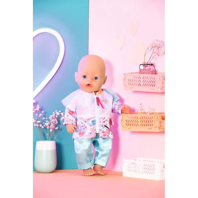 Conjunto de roupa para boneca Zapf Creation BABY born Casual Outfit Aqua 3 anos