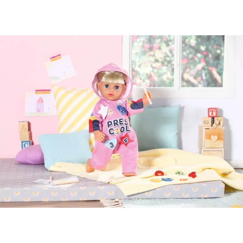 Fato de boneca BABY born Fato de jardim de infância + distintivo 2 anos 55g