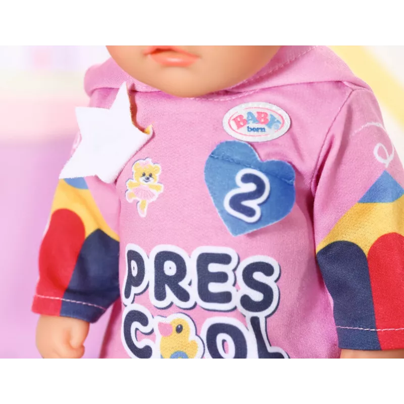 Fato de boneca BABY born Fato de jardim de infância + distintivo 2 anos 55g