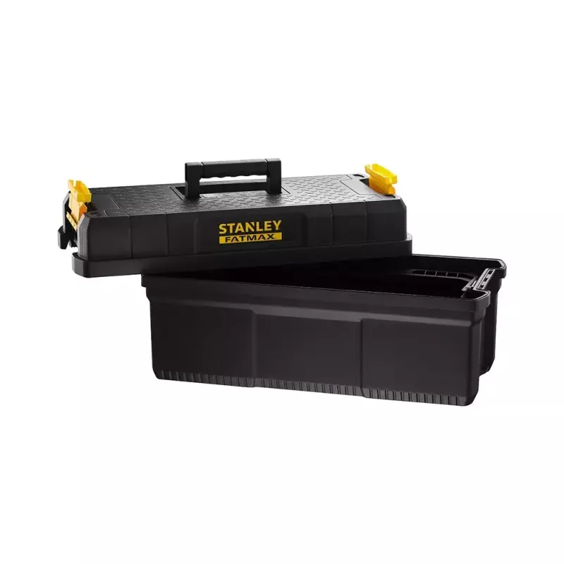 Stanley FatMax FMST81083-1 caixa de ferramentas com degrau, plástico, carga de 30 kg, preto/amarelo