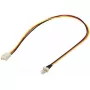 Cabo de extensão de alimentação para ventoinha de PC Goobay 3-Pin ficha/conector fêmea 0,3 m