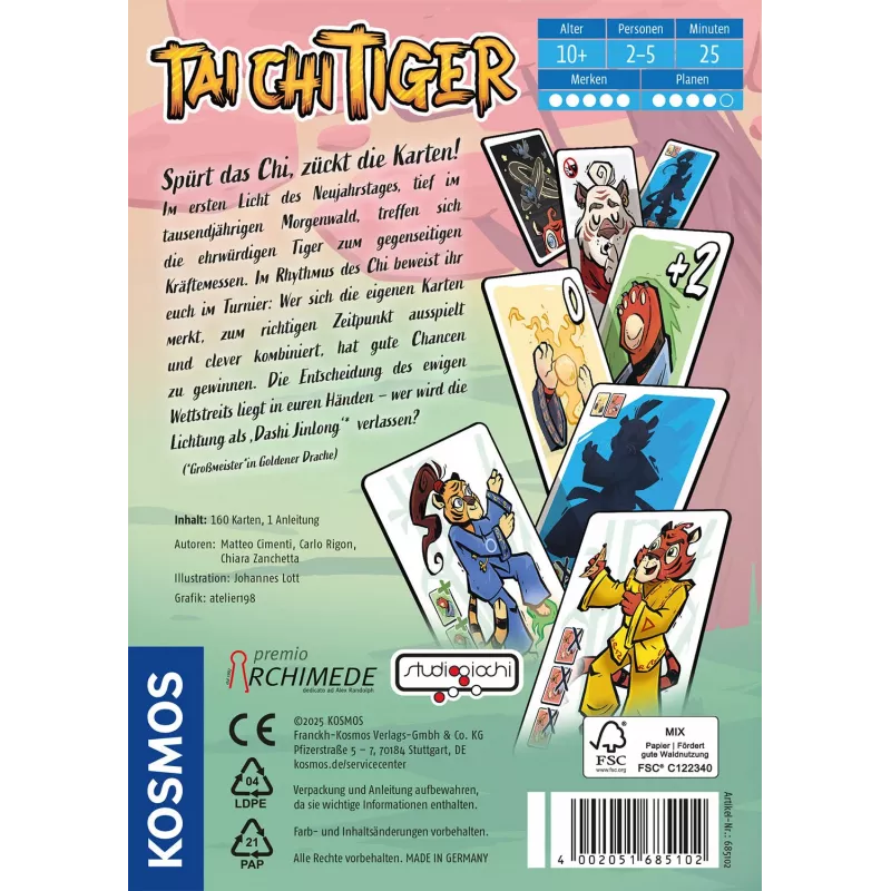 Kosmos 47856037 Jogo de tabuleiro/cartas 25 min Estratégia