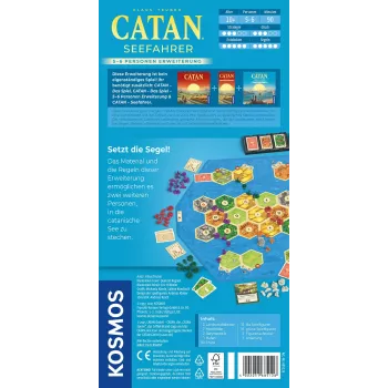 Kosmos 685126 CATAN - Seefahrer 5-6 jogadores expansão de jogo de tabuleiro, 5-6 jogadores, 120 min, a partir dos 10 anos