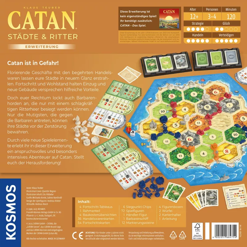 Kosmos 47856376 Jogo de tabuleiro/cartas 120 min Estratégia