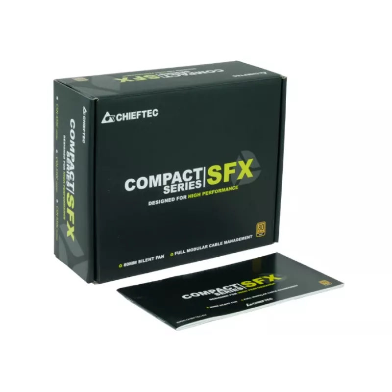 Fonte de alimentação Chieftec CSN-650C 650 W 20+4 Pin ATX SFX Preto
