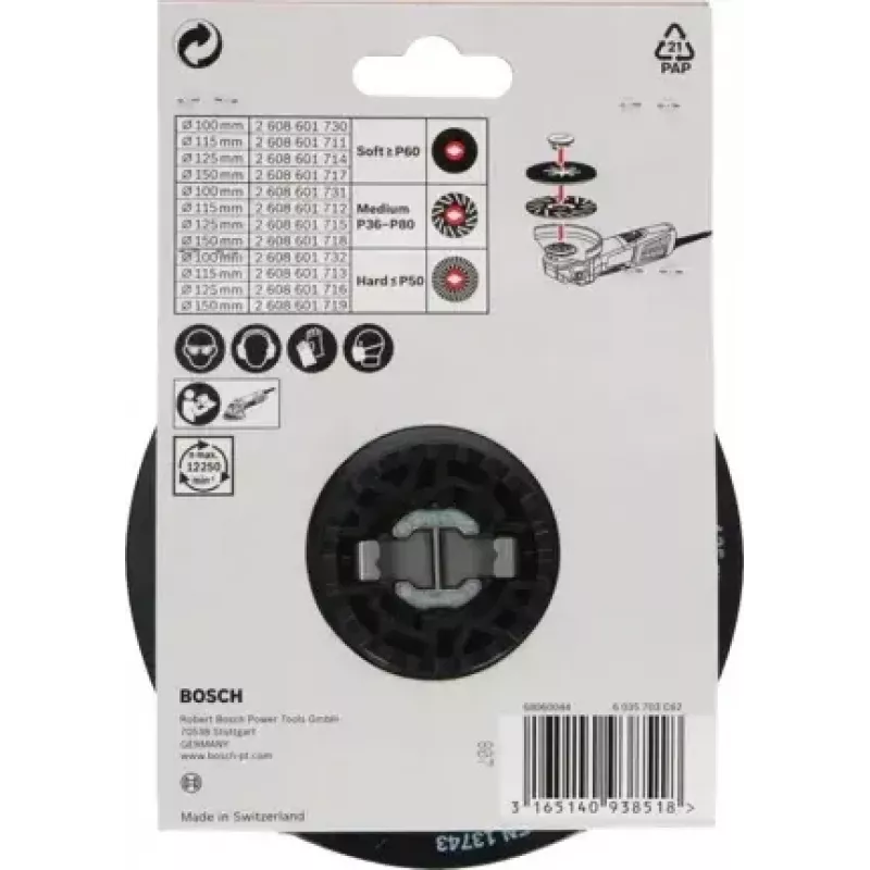 Bosch 2 608 601 712 Acessório para rebarbadora Prato de apoio