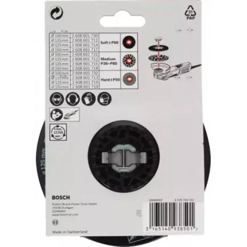 Bosch 2 608 601 711 Acessório para rebarbadora Prato de apoio