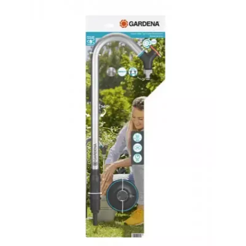 Gardena Pipeline torneira de jardim 08252-20, cinzento/prateado