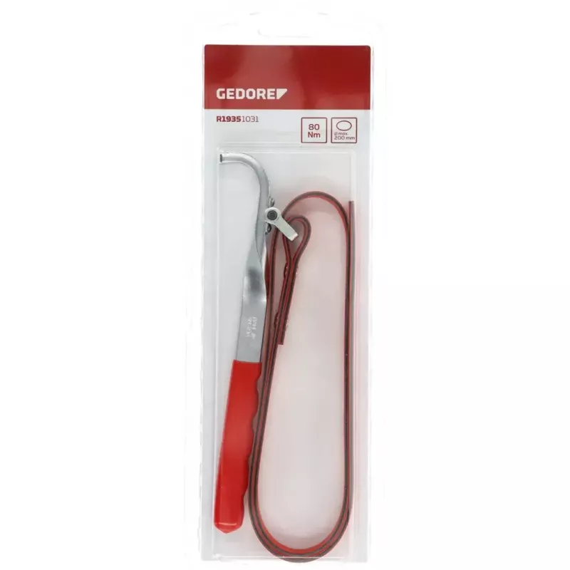 Chave de fita Gedore R19351031 ajustável para tubos e acessórios