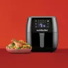 Fritadeira de ar quente NUTRIBULLET XXL Digital fritadeira de ar quente 7 L 1800 W preto, 8 programas, controlo tátil