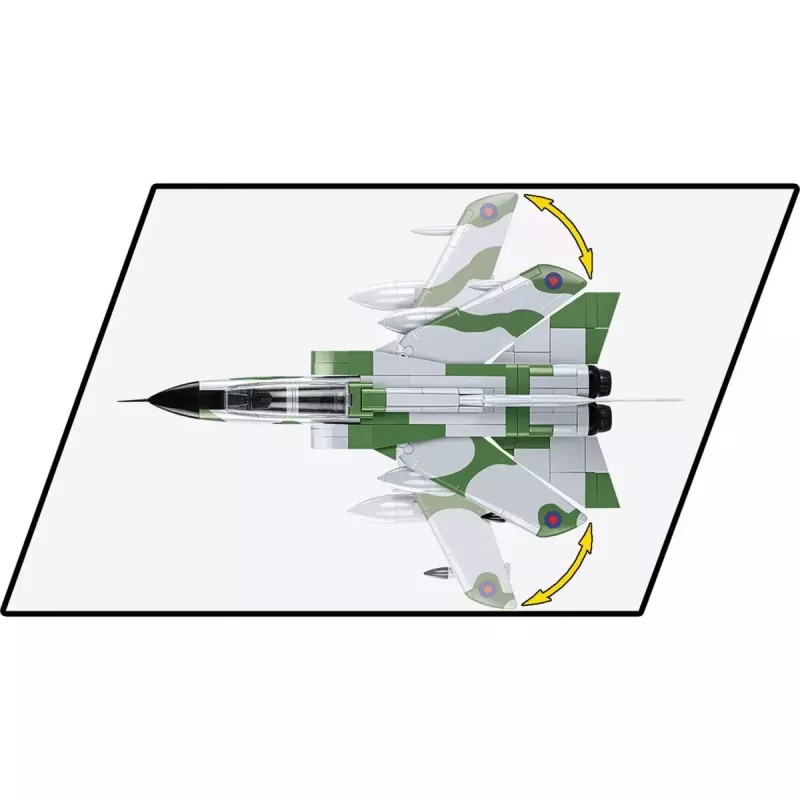 Cobi COBI-5852 Panavia Tornado GR.1 conjunto de construção, 520 peças, série Armed Forces, plástico, 8+