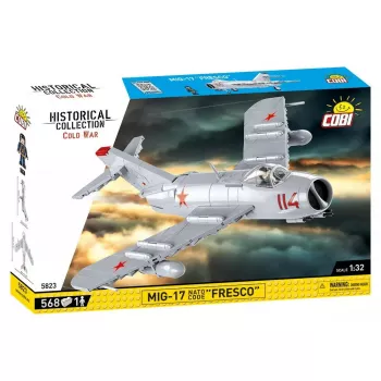 Cobi brinquedo de construção MiG-17 código NATO Fresco modelo 5823 – conjunto de blocos da Cobi