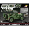 Cobi COBI-2806 Willys MB Medical conjunto de construção, 1131 peças, série Historical Collection, plástico, 10+