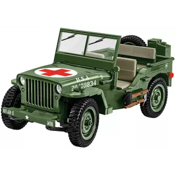 Kit COBI Willys MB Medical 1131 peças a partir de 10 anos