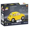 Brinquedo de construção Cobi Fiat Abarth 595 modelo 24514 — escala 1:35, veículo de construção colecionável