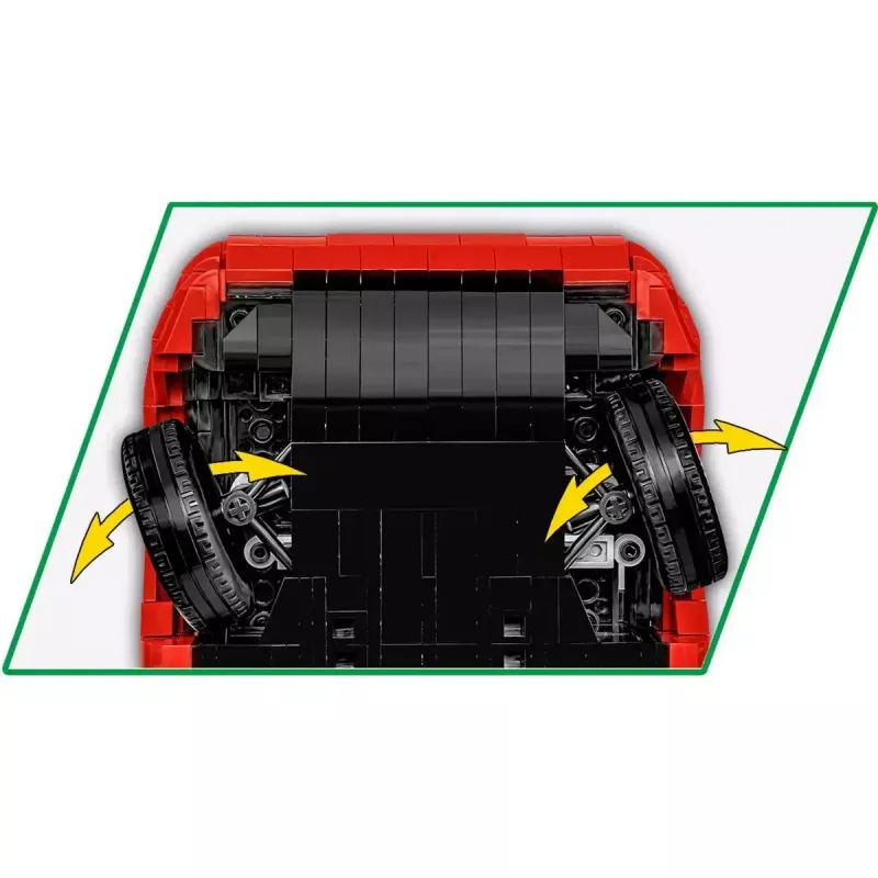 Brinquedo de construção Cobi Lancia Delta HF Integrale modelo à escala 1:35 COBI-24357, kit de colecionador