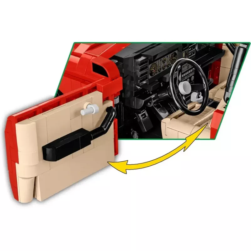 Brinquedo de construção Cobi Lancia Delta HF Integrale modelo à escala 1:35 COBI-24357, kit de colecionador
