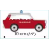 Baukasten Cobi Trabant 601 Universal Feuerwehr Set modelo 24555, conjunto de blocos de construção
