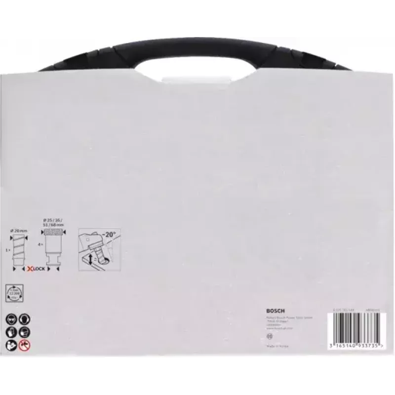 Bosch 2608599037 Conjunto de cortadora de diamante a seco 5 peças 1 unid. Fresa