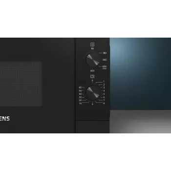 Siemens iQ300 FF020LMB2 Micro-ondas Preto Solo Micro-ondas Bancada 20 l 800 W