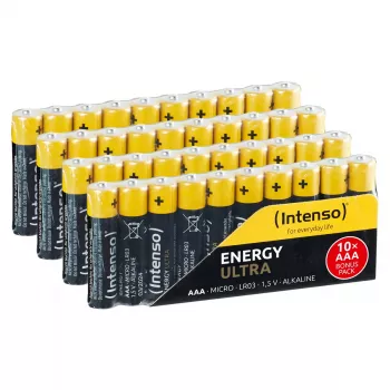 Pilha Intenso 7501510 Energy Ultra Alcalina AAA Micro pack de 40