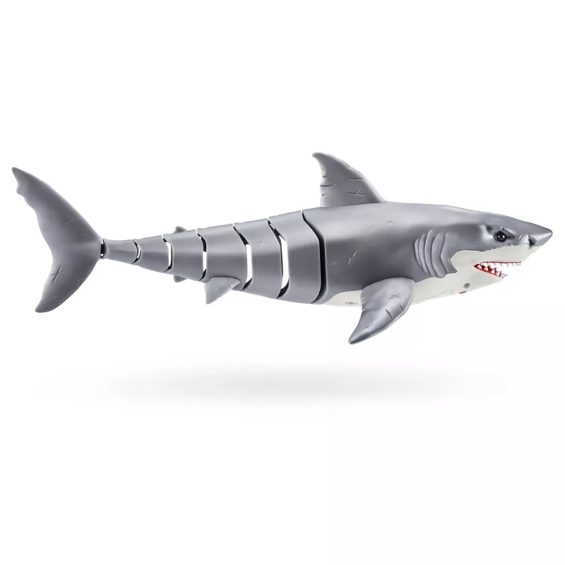 Zuru Robo Alive Tubarão Branco Grande 71126 — figura interativa a pilhas para brincar na água