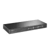 Switch de rede TP-Link 24 portas 10/100Mbps para rack, não gerido, Fast Ethernet (10/100), full duplex, montagem em rack, 1U