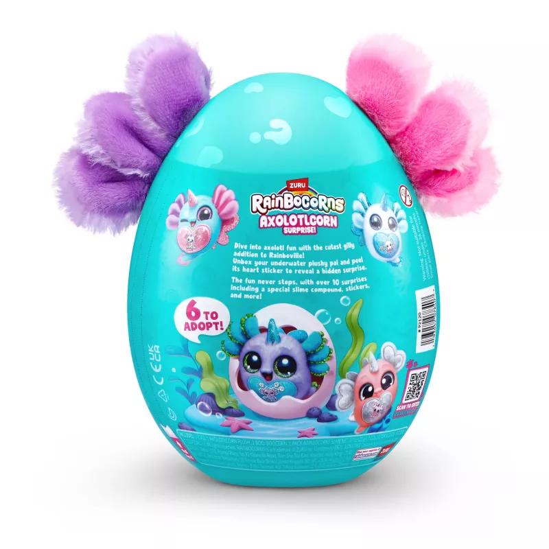 Rainbocorns Axolotlcorn Surprise, animal, 3 anos, multicolorido
