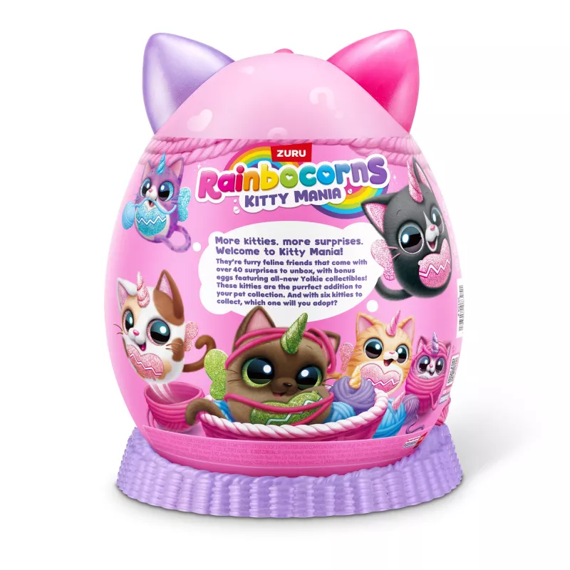Peluche Zuru Rainbocorns Kitty Mania, multicolorido, a partir de 3 anos