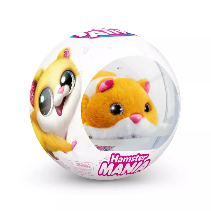 Hamster de brincar Zuru Pets Alive Hamster Mania — hamster interativo a pilhas, a partir de 3 anos, AAA
