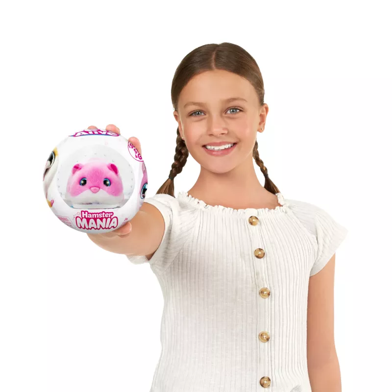 Hamster de brincar Zuru Pets Alive Hamster Mania — hamster interativo a pilhas, a partir de 3 anos, AAA