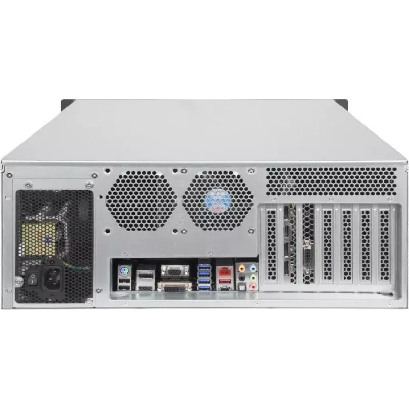 Caixa para rack SILVERSTONE SST-RM41-H08 8-Bay 1U chassis de servidor – caixa compacta para rack