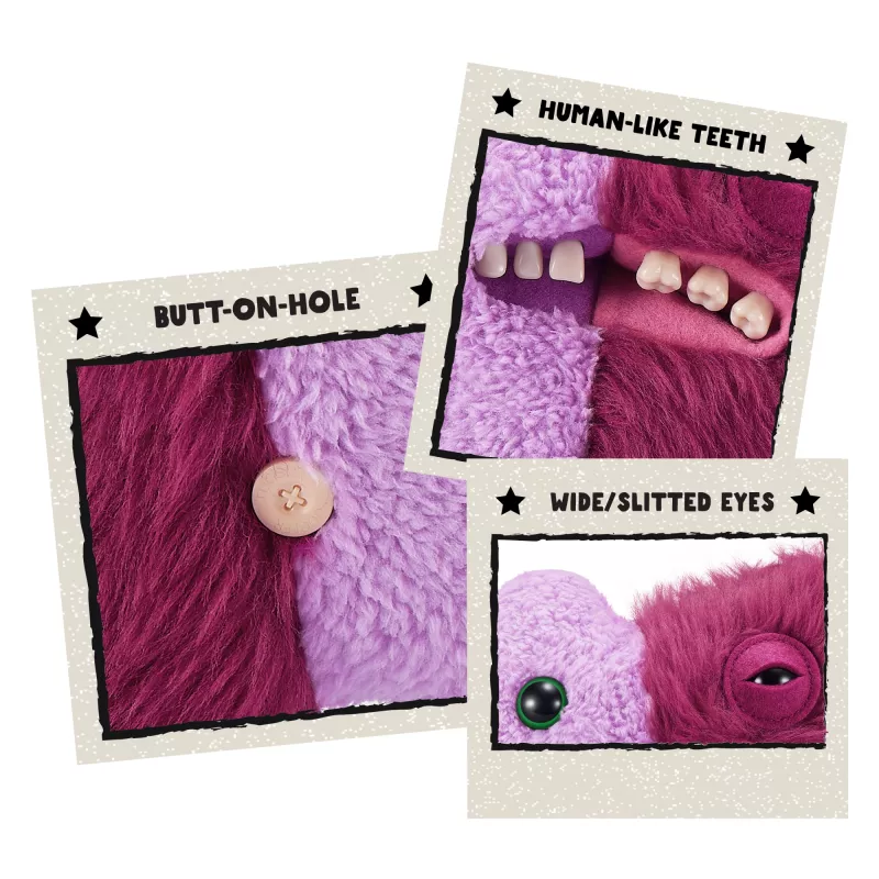 Peluche Zuru Fuggler Misfit Monsters 9 polegadas — figura de peluche sortida, unidade única