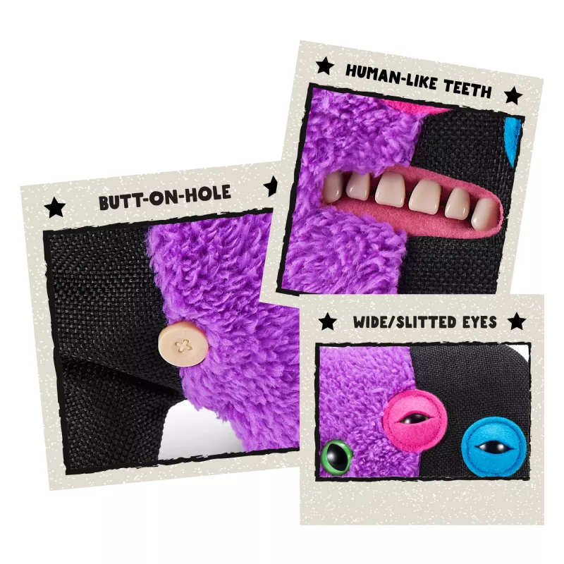 Peluche Zuru Fuggler Misfit Monsters 9 polegadas — figura de peluche sortida, unidade única