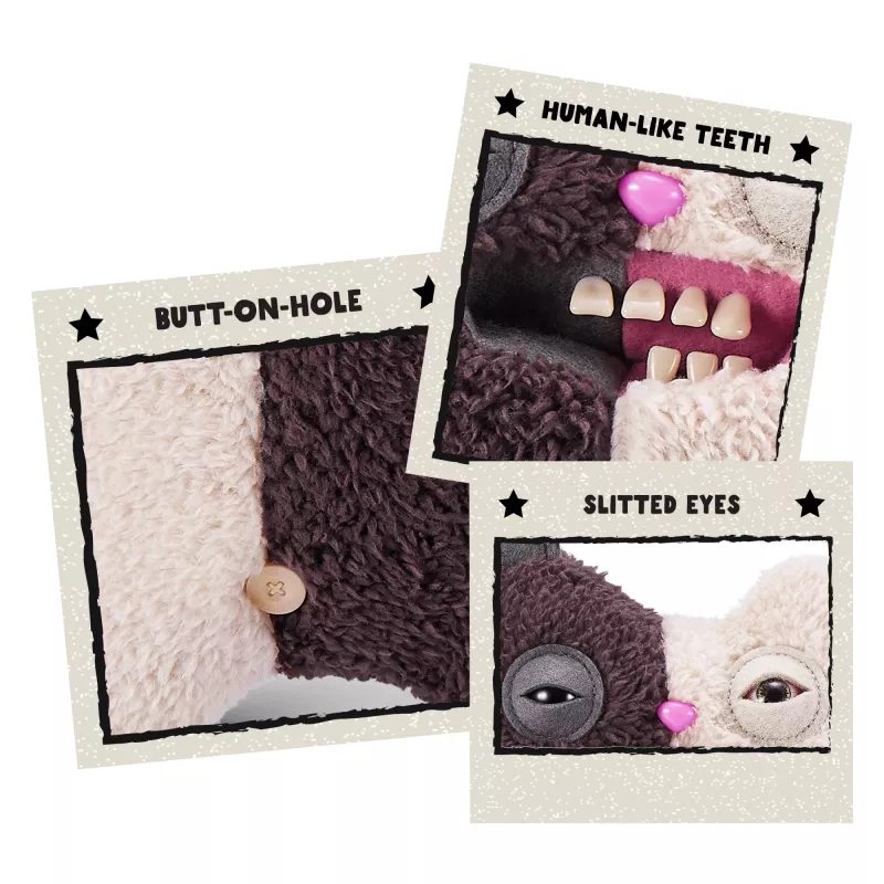Peluche Zuru Fuggler Misfit Monsters 9 polegadas — figura de peluche sortida, unidade única